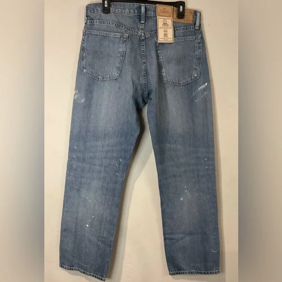 Polo Ralph Lauren Men Vintage Classic Fit Hand Paint Splatter Jeans Sz 32X32 NWT